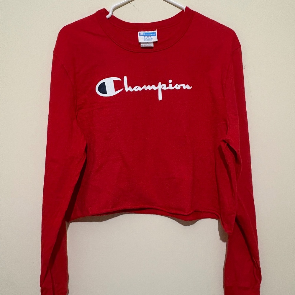 Cropped Champion Long Sleeve